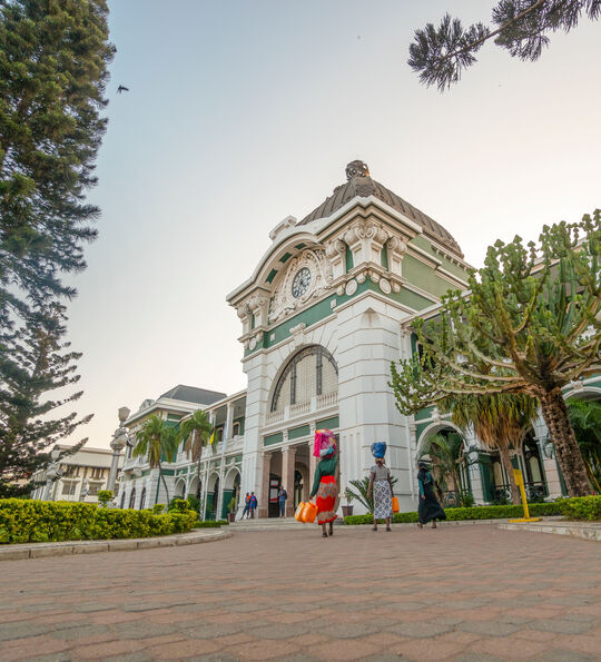 Railway station in Maputo, Mozambique