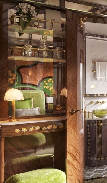 Bathroom in a Suite aboard the Venice Simplon-Orient-Express