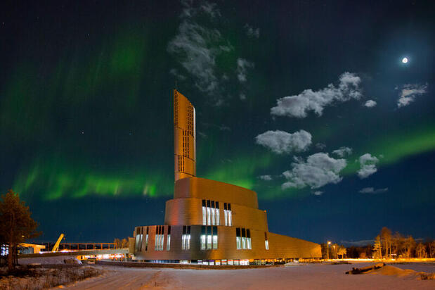 Northern Lights Cathedral in Alta, Norway