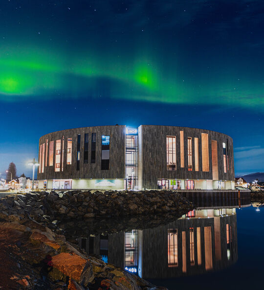 Northern Lights in Akureyri (Credit: Visit North Iceland)