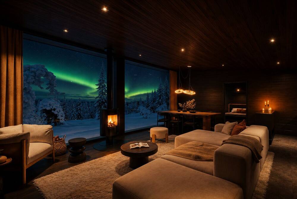 Snowy thrills & Santa at Arctic Lumo Resort