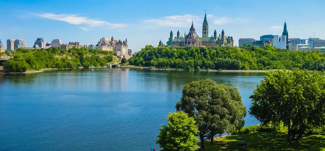 View of Parliament Hill, Ottawa