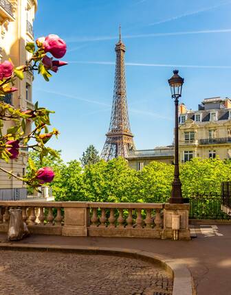 The Eiffel Tower in Paris, France