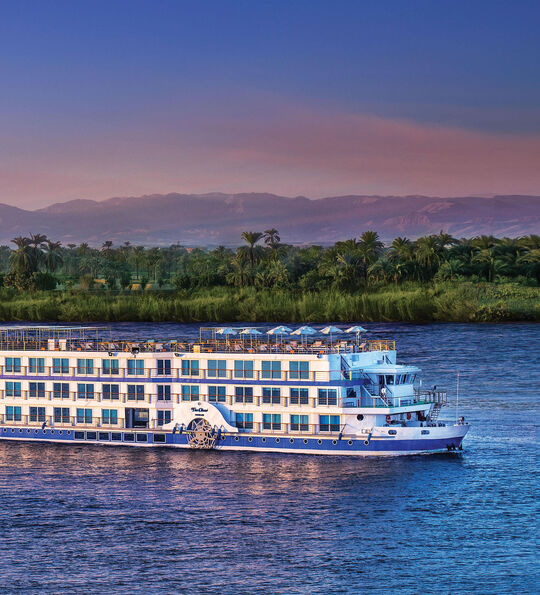 The Oberoi Philae on the Nile in Egypt, part of a Tauck river cruise