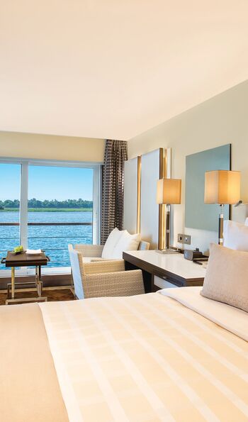 Philae Luxury Cabin aboard Oberoi Philae