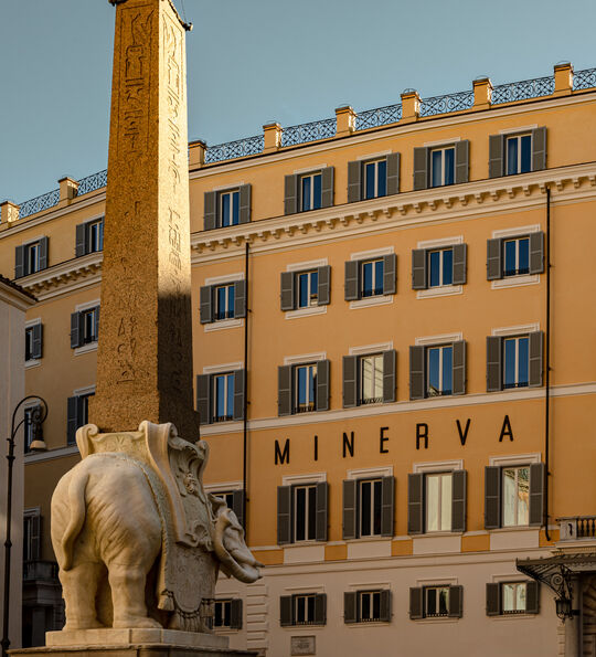 Exterior view of the Orient Express La Minerva, Rome