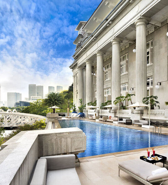 Pool at The Fullerton Hotel, Singapore