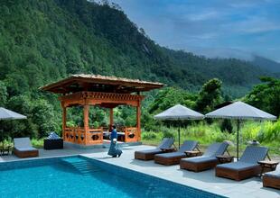 Swimming Pool, andBeyond Punakha River Lodge, credit: &Beyond