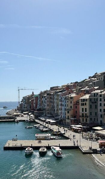 View from Grand Hotel Porto Venere