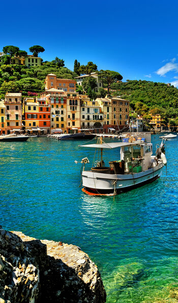 Itineraries visit the likes of Portofino on the Italian Riviera
