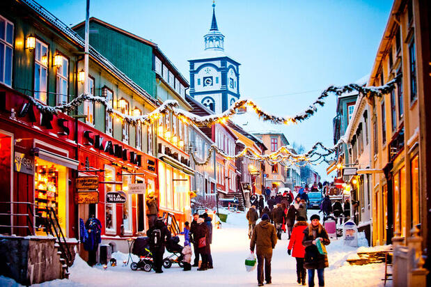 Christmas in Røros, Norway