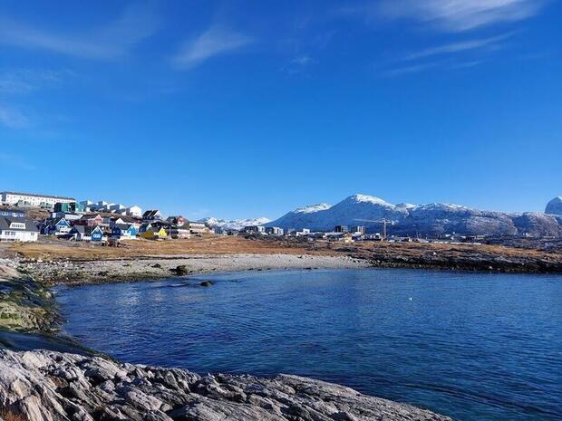 Nuuk seafront Sunny day in Nuuk, Greenland