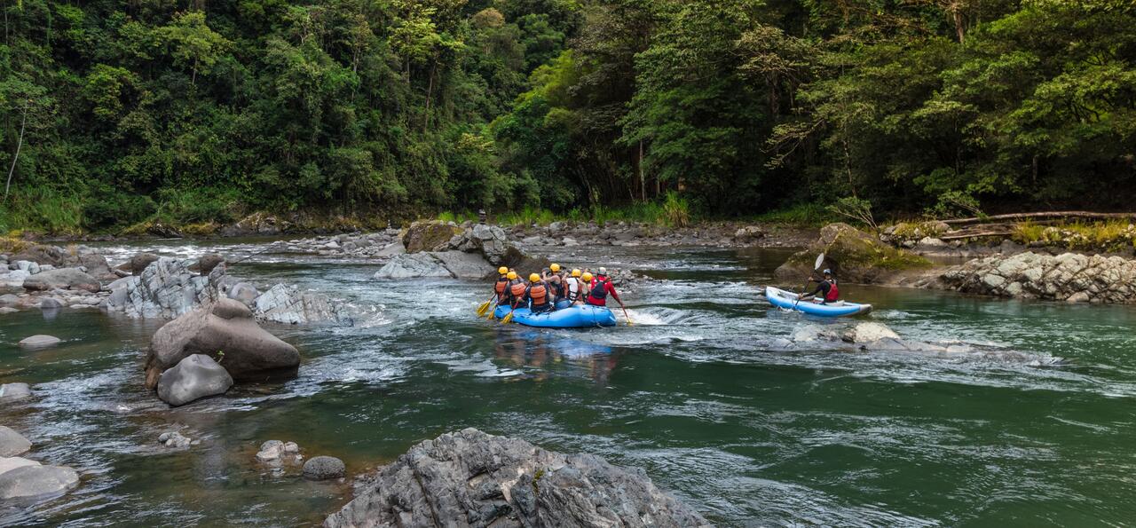 Rafting at Pacuare Lodge