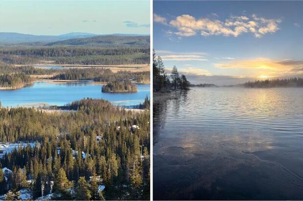 Autumn landscapes in Ruka-Kuusamo, Finland