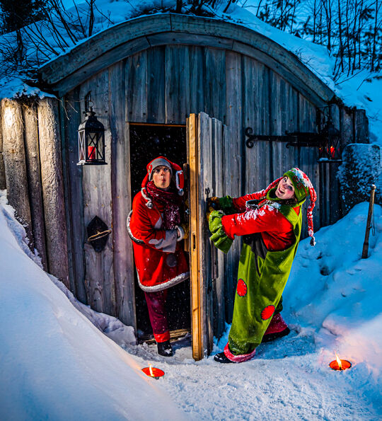 Santa Claus Secret Forest