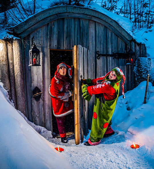 Santa Claus Secret Forest