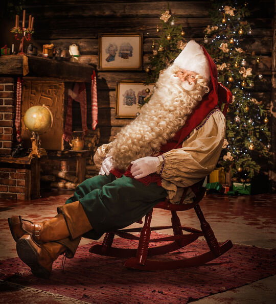 Santa Claus at Santa Park, Rovaniemi