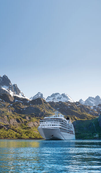 Seabourn Quest in the Lofoten Islands