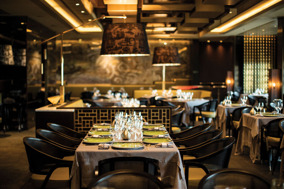 Inside Pacific Rim Restaurant on Seven Seas Explorer