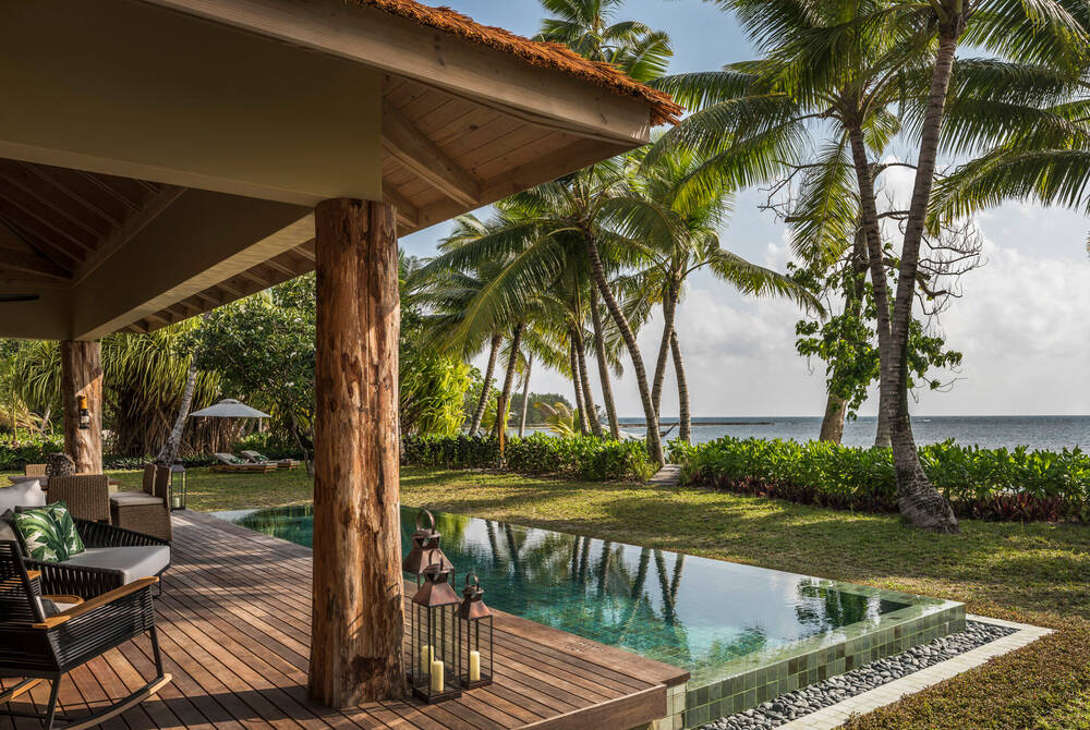 Suite pool terrace, Four Seasons Resort Seychelles at Desroches Island