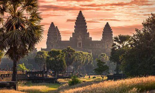 Sunrise over Angkor Wat, Cambodia