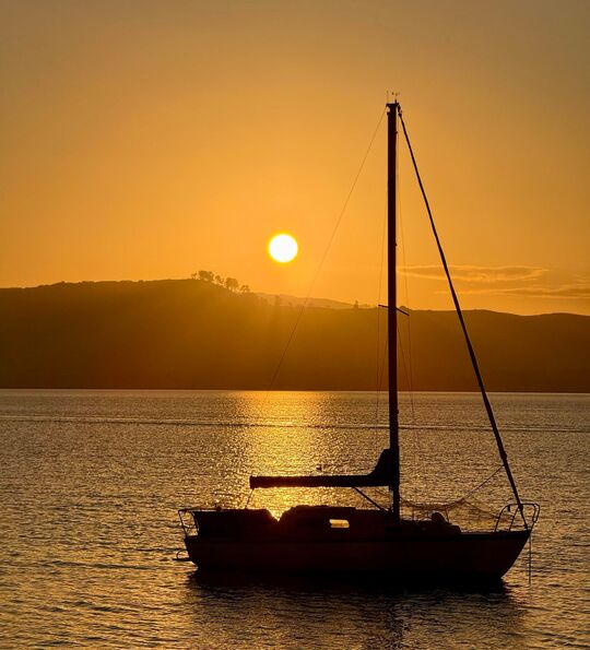 Sunset on Lake Taupo