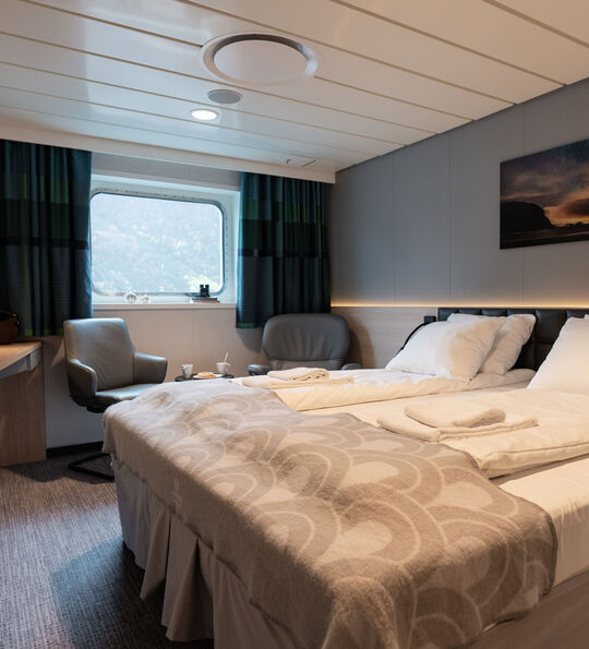 Superior Seaview Cabin, Havila Voyages