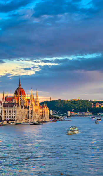 Danube River in Budapest, Hungary