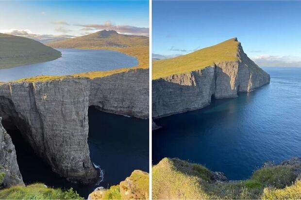 Trælanípa, Faroe Islands