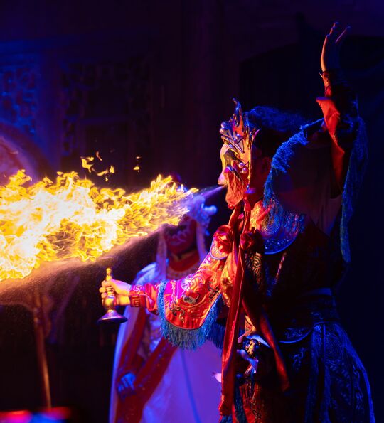 Traditional changing face performance, Sichuan Opera Theatre