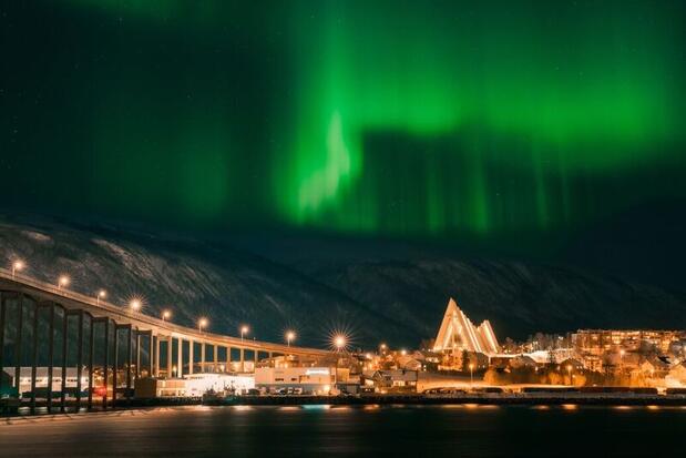 Northern Lights over Tromso, Norway