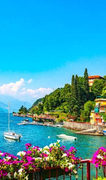 Lake Como is a good add-on for journeys to and from Verona
