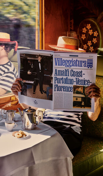 Travelling aboard the Venice Simplon-Orient-Express