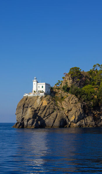 Views of Portofino lighthouse