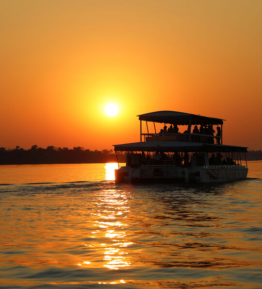 Zambezi River sunset cruise